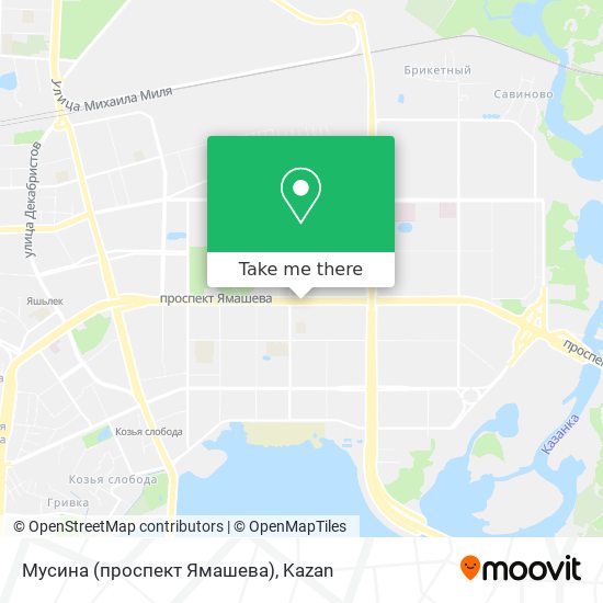 Мусина (проспект Ямашева) map