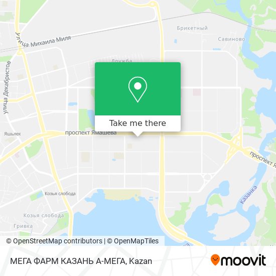 МЕГА ФАРМ КАЗАНЬ А-МЕГА map