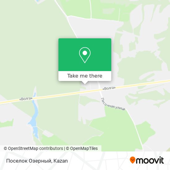 Поселок Озерный map
