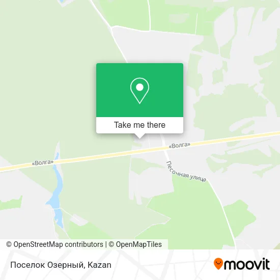 Поселок Озерный map