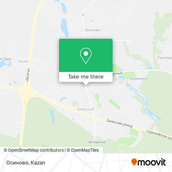 Осиново map