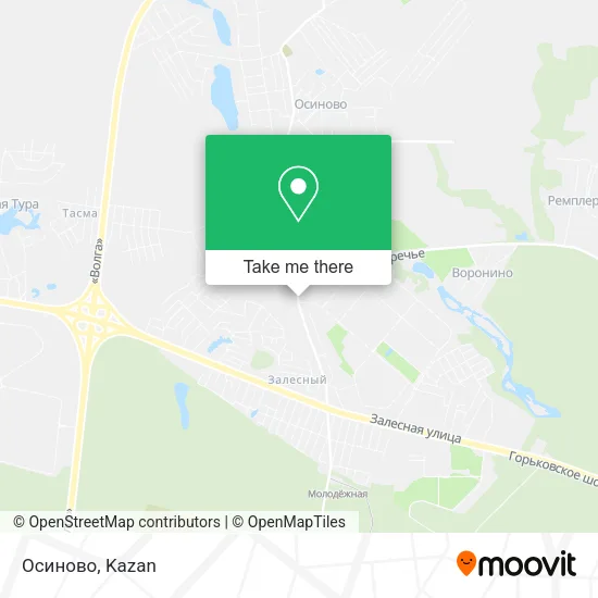 Осиново map