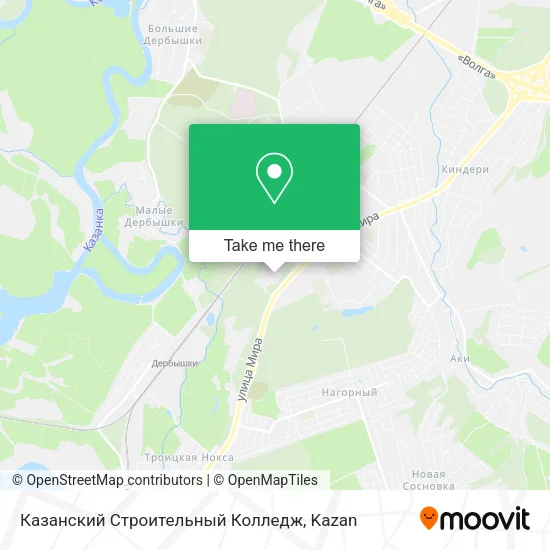 Казанский Строительный Колледж map