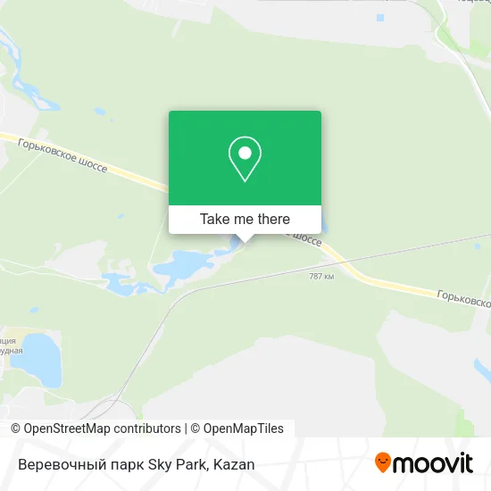 Веревочный парк Sky Park map