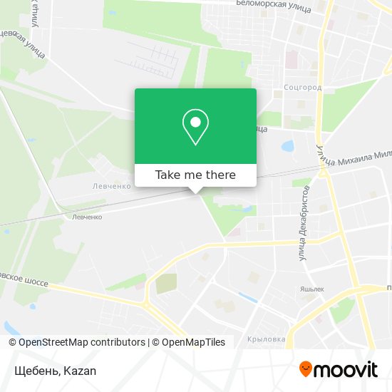 Щебень map