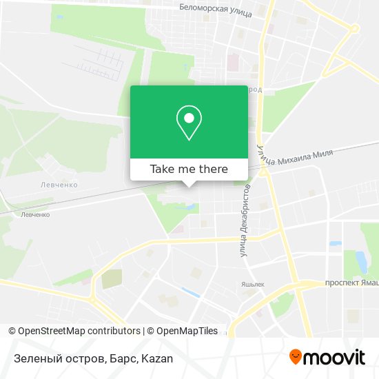 Зеленый остров, Барс map