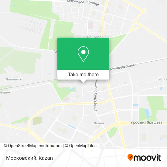 Московский map