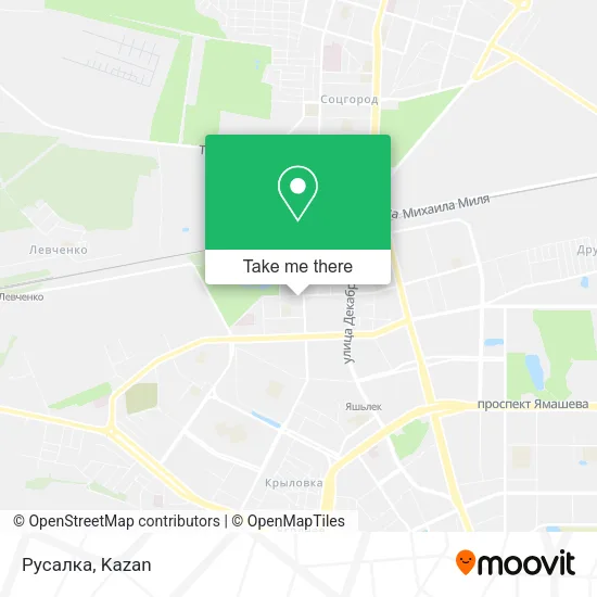 Русалка map