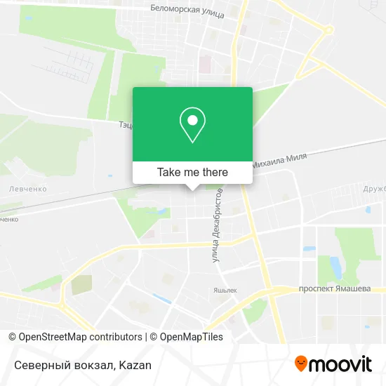 Северный вокзал map