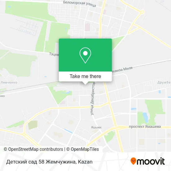 Детский сад 58 Жемчужина map