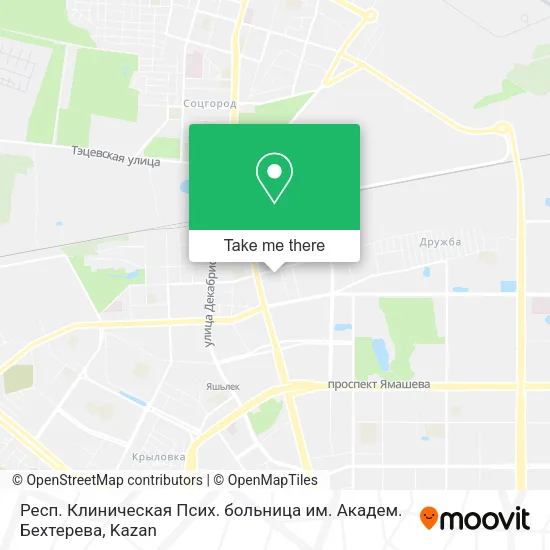 Респ. Клиническая Псих. больница им. Академ. Бехтерева map