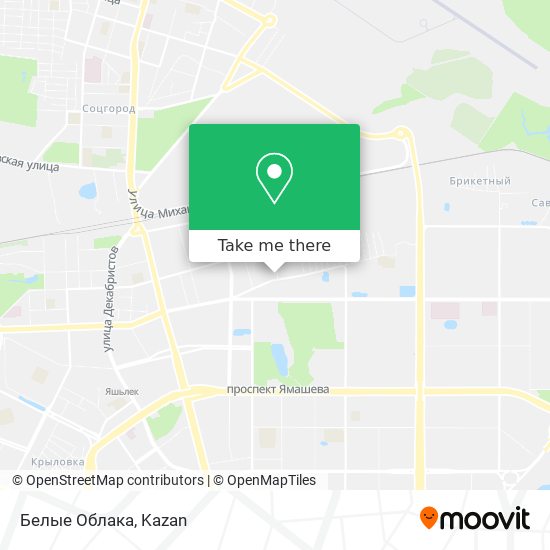 Белые Облака map