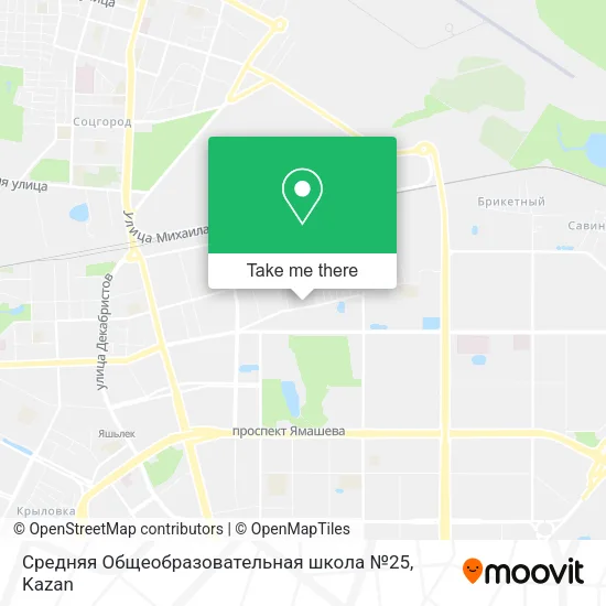 Средняя Общеобразовательная школа №25 map