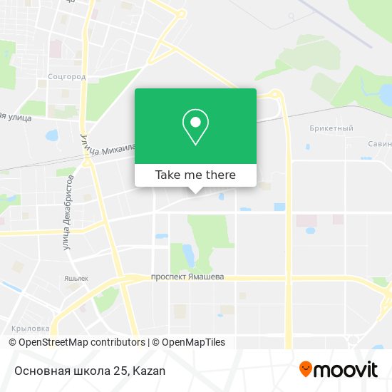 Основная школа 25 map