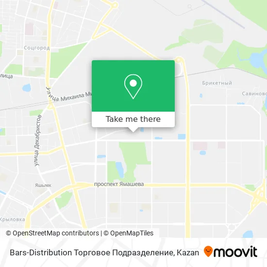 Bars-Distribution Торговое Подразделение map