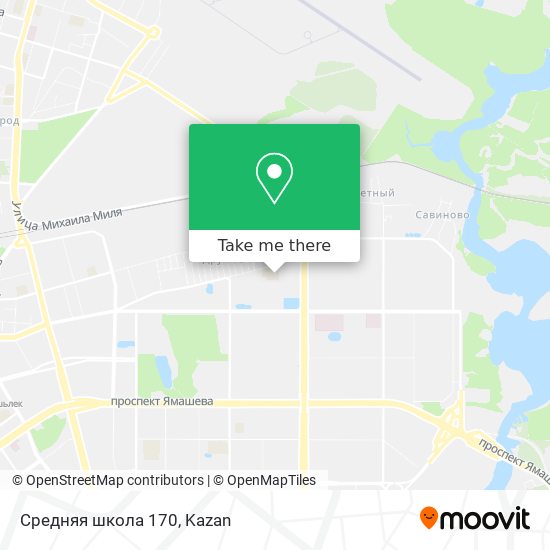Средняя школа 170 map
