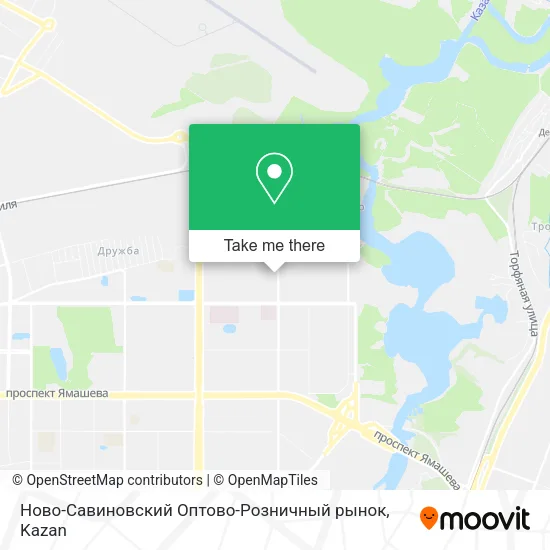 Ново-Савиновский Оптово-Розничный рынок map