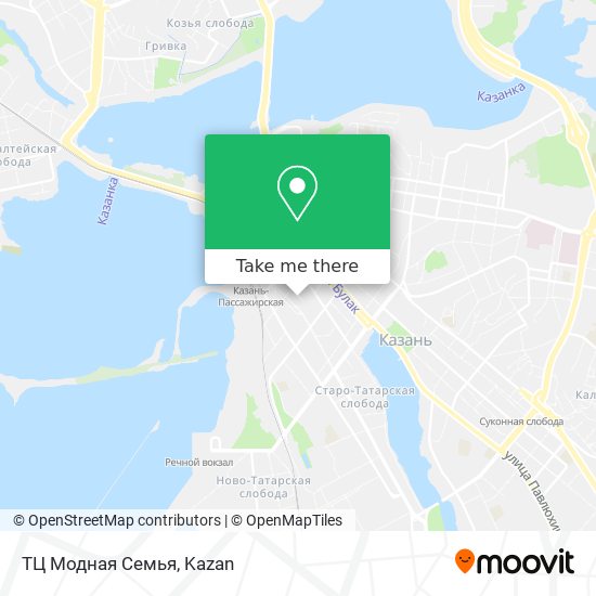ТЦ  Модная Семья map