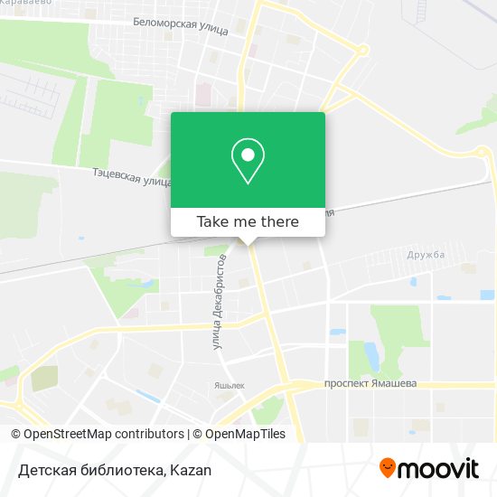 Детская библиотека map