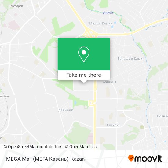 MEGA Mall (МЕГА Казань) map