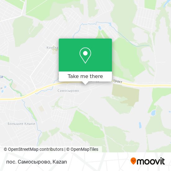 пос. Самосырово map