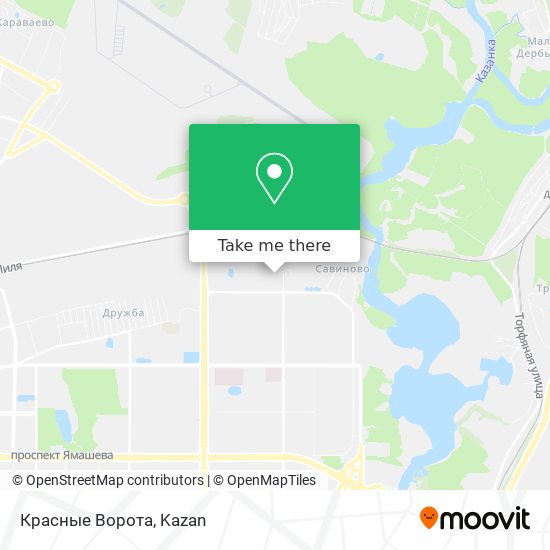 Красные Ворота map