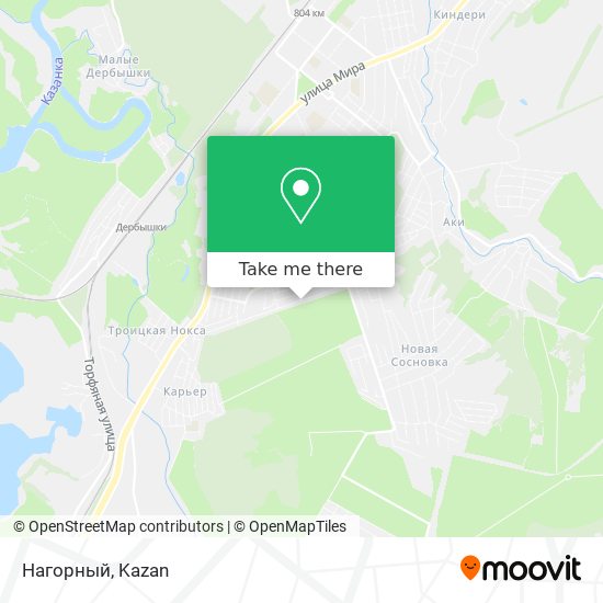 Нагорный map