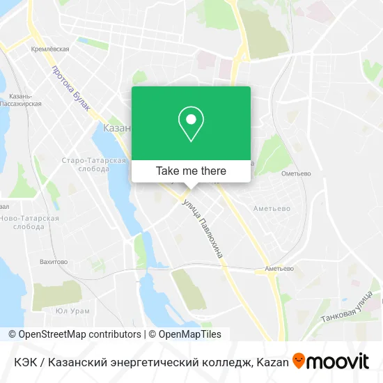 КЭК / Казанский энергетический колледж map