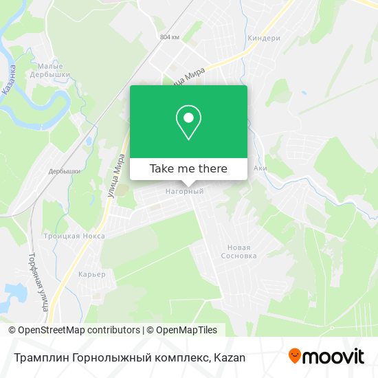 Трамплин Горнолыжный комплекс map