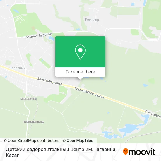 Детский оздоровительный центр им. Гагарина map