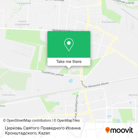 Церковь Святого Праведного Иоанна Кронштадского map
