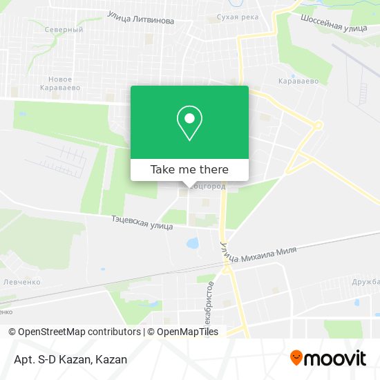Apt. S-D Kazan map