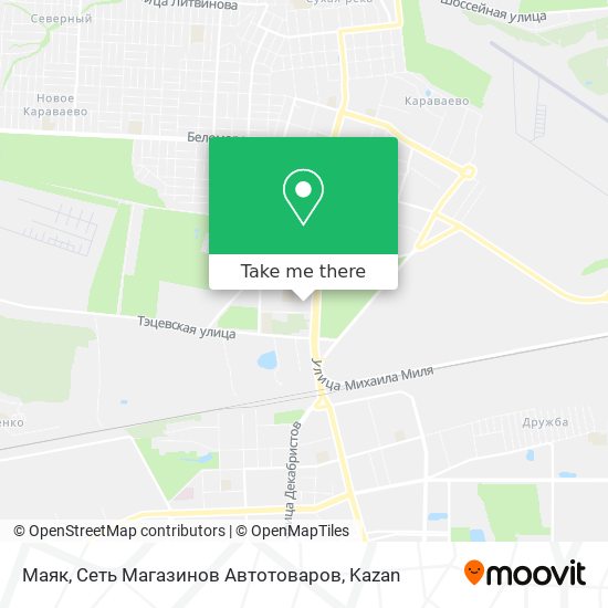 Маяк, Сеть Магазинов Автотоваров map