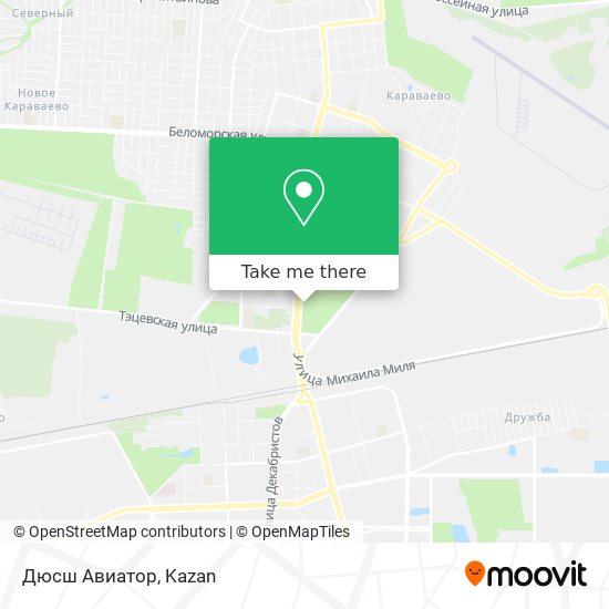Дюсш Авиатор map
