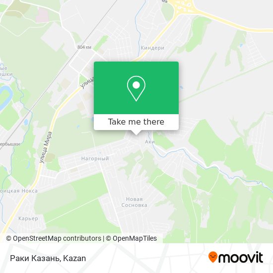 Раки Казань map