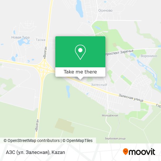 АЗС (ул. Залесная) map