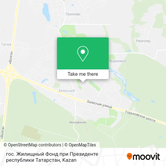 гос. Жилищный Фонд при Президенте республики Татарстан map
