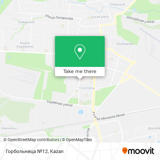Горбольница №12 map