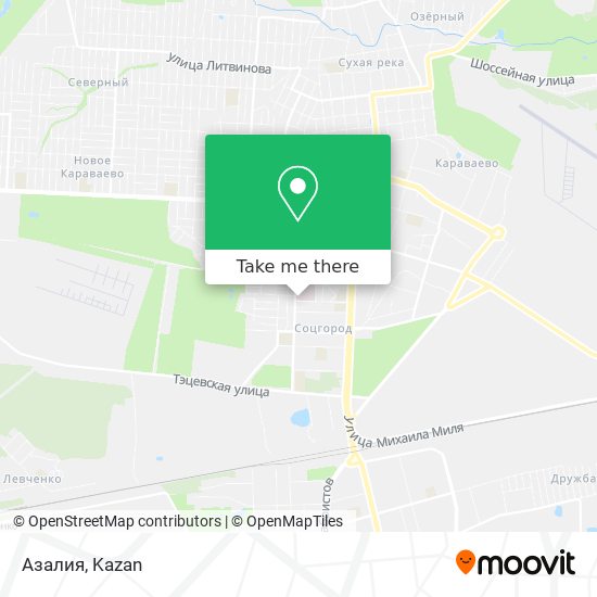 Азалия map