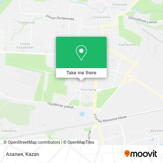Азалия map