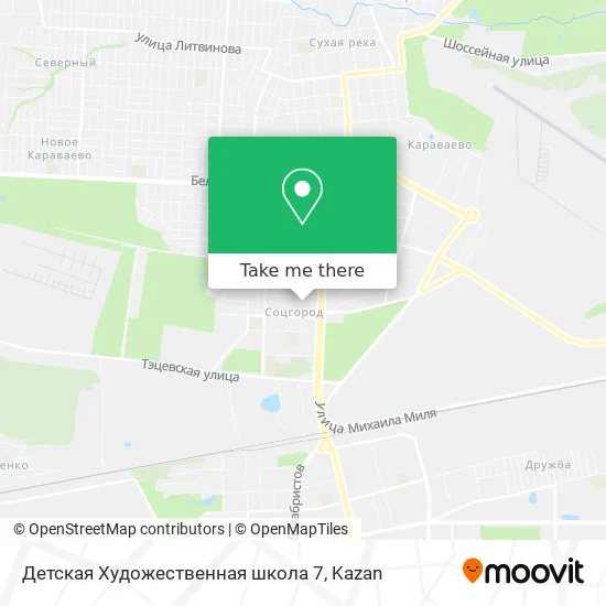 Детская Художественная школа 7 map