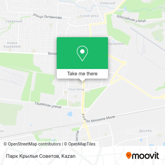 Парк Крылья Советов map