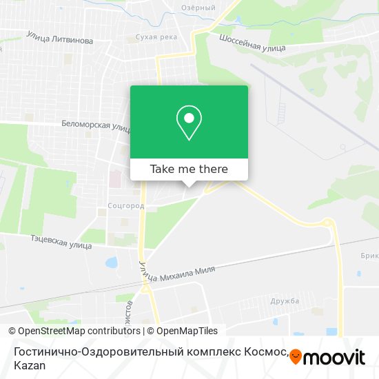 Гостинично-Оздоровительный комплекс Космос map