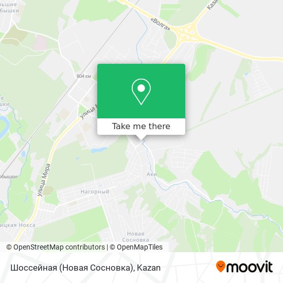 Шоссейная (Новая Сосновка) map