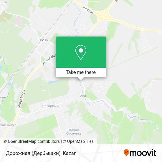 Дорожная (Дербышки) map