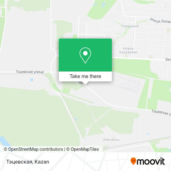 Тэцевская map