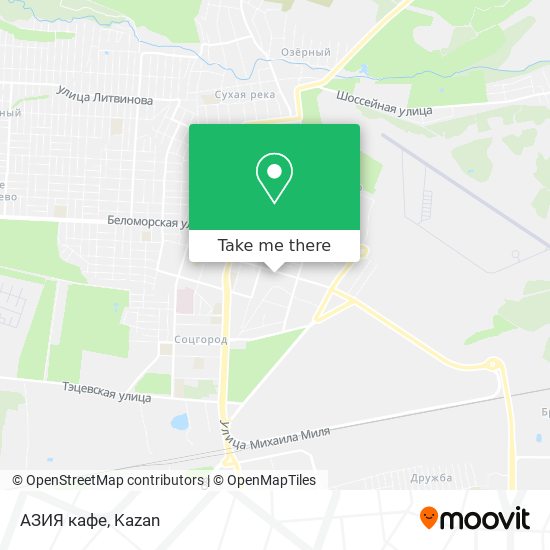 АЗИЯ кафе map