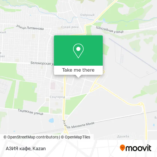 АЗИЯ кафе map