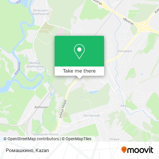Ромашкино map