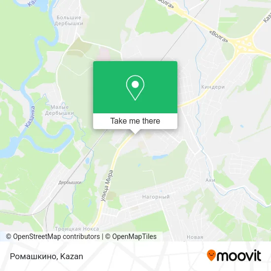 Ромашкино map